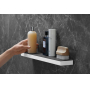 Полка Hansgrohe Rainfinity Shelf 500 26844700, хром для ванной комнаты. Фото