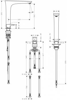 Смеситель для кухни HANSGROHE PuraVida 15812800. Фото