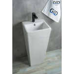Раковина напольная GID Nb147 33х33 81104 Белый Раковина напольная GID Nb147 33х33 81104 Белый. Фото