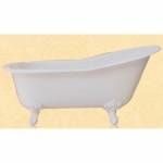 Ванна чугунная MAGLIEZZA Beatrice 155х80 (ножки белый) Ванна чугунная MAGLIEZZA Beatrice 155х80 (ножки белый). Фото